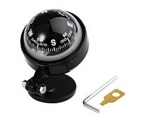 Brújula para Salpicadero de Coche, Brújula de Navegación para Montaje en Salpicadero de Coche, Herramienta de Guía de Dirección de Plástico para Acampar y Hacer Senderismo