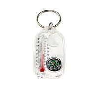 Brújula para Senderismo: Dispositivo De Navegación Portátil para Mochileros, Herramienta De Llavero Portátil con Indicador De Temperatura, Pantalla Luminosa para Orientación, Equipo De Supervivencia