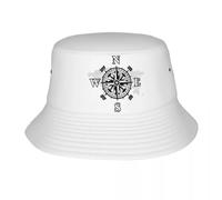 Brújula Personalizada con Mapa del Mundo, Cubo, Sombrero de Cubo, Hombres, Puntos cardinales de la Tierra, Sol al Aire Libre, Gorra de Campamento de Verano