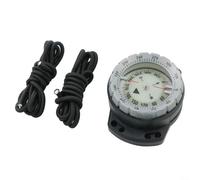 Brújula que brilla en la oscuridad, resistente al agua hasta 50 m, magnética, para brújula con inclinación de hasta 30°, luminosa para senderismo, camping, equipo al aire libre, compacto (gris)