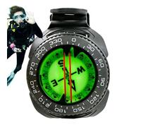 Brújula submarina - Dispositivo de navegación luminoso portátil de 6 cm, señal de | Equipo de supervivencia impermeable para mochileros Kayak Orientación Buceo Expedición Useant comp