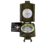 Brújula Táctica Líquida Levenhuk Army AC20 con Mirilla de Observación, Clinómetro, Escalas de Mapa, Nivel de Burbuja, Correa y Bolsa de Transporte