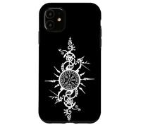 Brújula vikinga Celta Runa Vegvisir Símbolo nórdico Carcasa para iPhone 11