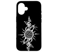 Brújula vikinga Celta Runa Vegvisir Símbolo nórdico Carcasa para iPhone 16