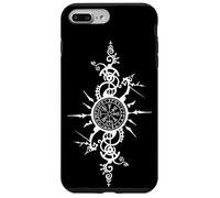 Brújula vikinga Celta Runa Vegvisir Símbolo nórdico Carcasa para iPhone 7 Plus/8 Plus
