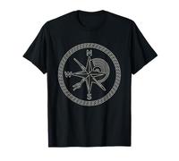 Brújula Vinilo Rosa Shantycore Símbolo Camiseta