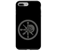 Brújula Vinilo Rosa Shantycore Símbolo Carcasa para iPhone 7 Plus/8 Plus