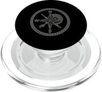 Brújula Vinilo Rosa Shantycore Símbolo PopSockets PopGrip para MagSafe