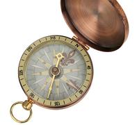 Brújula Vintage portátil Ligera Brújula Retro Vintage portátil Duradera compacta para Acampar,IR de excursión,Viajar,etc (Brújula)
