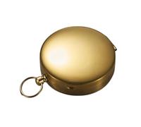 Brújulas de Bolsillo para Acampar con Cubierta de Metal, Herramienta de navegación portátil Impermeable, Regalo de Viaje para Hombres, Herramienta de navegación para Acampar