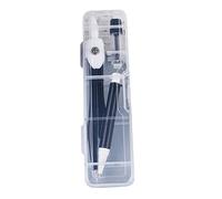 Brújulas de metal simples para estudiantes con minas de lápiz de 0,7 mm, herramienta de dibujo de geometría de matemáticas para estudiantes, profesores, matemáticas, geometría de metal con minas de