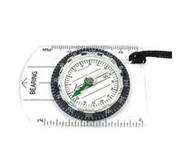 Brújulas de placa base transparente con escala de mapa para leer lector topográfico