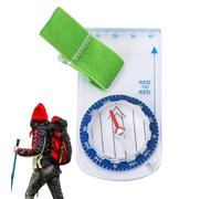 BrújulaSenderismo Orientación - 3.54 X 1.81 X 0.39 Pulgadas, Herramienta De Lectura De Mapa, BrújulaNavegación A Escala Clara | BrújulaMapa De Orientación Cómodo Y