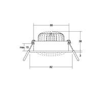 BRUMBERG BB34 RC driver angular blanco