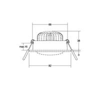 BRUMBERG BB35 RC driver redondo negro