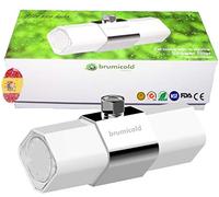 BRUMICOLD SPAIN filtro ducha con ultrafiltración por membrana PE, ablanda cal, elimina cloro, flúor y metales pesados, microplasticos, irritantes perjudiciales, ideal para pieles atopicas