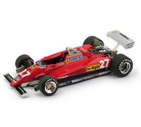 BRUMM 1/43 F1 FERRARI 126 C2 TAMBAY 1982 27 ITALIA GP MODELO ESTÁTICO DIECAST