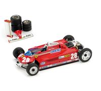 BRUMM 1/43 F1 FERRARI 126 CK DIDIER PIRONI 1981 MODELO ESTÁTICO DIECAST