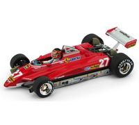 BRUMM 1/43 F1 FERRARI 126C2 VILLENEUVE 1982 BRASIL FIGURA MODELO ESTÁTICO