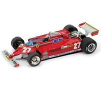 BRUMM 1/43 F1 FERRARI 126CK VILLENEUVE 1981 GANADOR MONACO GP MODELO ESTÁTICO