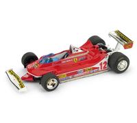 BRUMM 1/43 F1 FERRARI 312 T4 VILLENEUVE 1979 EE. UU. GP MODELO ESTÁTICO DIECAST