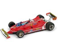 BRUMM 1/43 F1 FERRARI 312 T5 CHECKTER 1980 ARGENTINA MODELO ESTÁTICO DIECAST