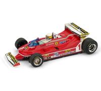BRUMM 1/43 F1 FERRARI 312 T5 SCHECKTER 1980 MONJE FIGURA MODELO ESTÁTICO