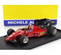 BRUMM 1/43 FERRARI F1 126C4 FIGURAS ALBORETO BBÉLGICA 1984 MODELO ESTÁTICO