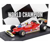 BRUMM 1/43 FERRARI F1 312T4 FIGURAS CHECKTER MONZA 1979 MODELO ESTÁTICO