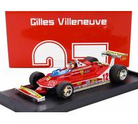 BRUMM 1/43 F1 FERRARI 312 T4 VILLENEUVE 1979 FIGURAS MODELO ESTÁTICO DIECAST