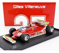 BRUMM 1/43 FERRARI F1 312T4 FIGURAS VILLENEUVE MONJE 1979 MODELO ESTÁTICO