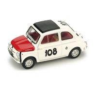 BRUMM 1/43 FIAT 500 595 ABARTH 108 COPA GALLEGA 1965 MODELO ESTÁTICO DIECAST