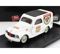 BRUMM 1/43 FIAT 500C VAN FLORAVANTI 1950 BLANCO MODELO ESTÁTICO DIECAST