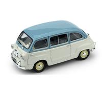 BRUMM 1/43 FIAT 600 MÚLTIPLE 1 SERIE 1956 AZUL MODELO ESTÁTICO DIECAST