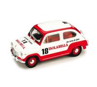 BRUMM 1/43 FIAT 600D AMARGO ISOLABELLA 1960 MODELO ESTÁTICO DIECAST