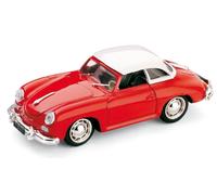 BRUMM 1/43 PORSCHE 356 TOP DURO 1952 ROJO MODELISMO MODELO ESTÁTICO DIECAST