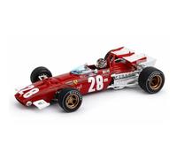 BRUMM B Ferrari 312B 1970 GP de Bélgica #28 I.Giunti con figura de conductor 1/43 R444BCH