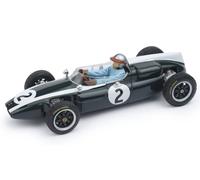 Brumm COOPER T53 N.2 4th GR.BRITAIN GP 1960 BRUCE MC LAREN W/PILOTE 1:43