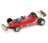 Brumm FERRARI 312 T4 G.VILLENEUVE 1979 N.12 WINNER USA OVEST GP W/PILOTE 1:43
