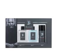 BRUMMEL - Sport Colonia 125 ml + After Shave 125 ml + Desodorante Spray 150 ml, Estuche de Regalo Hombre, Pack 3 Piezas, Eau de Toilette para Hombre, Aroma Oriental Amaderado, Fragancia Fresca