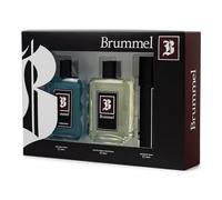 BRUMMEL - Clásica Colonia 125 ml + After Shave 125 ml + Desodorante Spray 150 ml, Estuche de Regalo Hombre, Pack 3 Piezas, Eau de Toilette Hombre, Aroma Cítrico, Fragancia Fresca de Larga Duración
