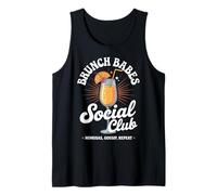 Brunch Babes Club Social Kawaii Mejores Amigas Mimosas Camiseta sin Mangas