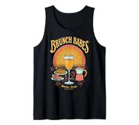 Brunch Babes Club Social Kawaii Mejores Amigas Mimosas Camiseta sin Mangas