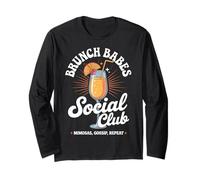 Brunch Babes Club Social Kawaii Mejores Amigas Mimosas Manga Larga