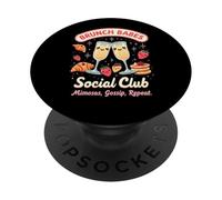 Brunch Babes Club Social Kawaii Mejores Amigas Mimosas PopSockets PopGrip Adhesivo