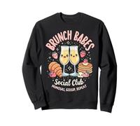 Brunch Babes Club Social Kawaii Mejores Amigas Mimosas Sudadera