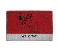 Brunch Time Felpudo Peanuts Rojo