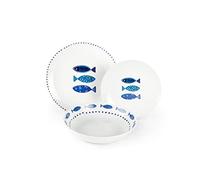 Brunch Time Set Vajilla 18 Uds. Ocean Blanco/Cielo