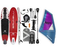 BRUNELLI 10.8 iSUP Windsurf Inflable Paddle iRIG M Set Azul 1 Unidad