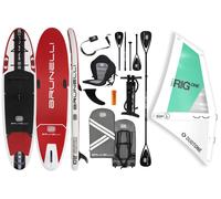 Brunelli 10.8 Windsurf iSUP Tabla Inflable Stand Up Paddle iRIG L Velas SET